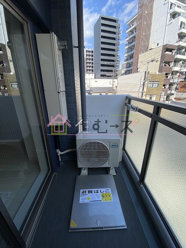 エグゼ大阪DOME CITYシエル ベランダ