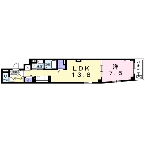 ラフィネ　カワニシイケダ 間取り