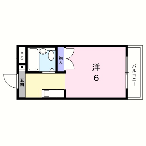 Ｓ・Ｈ星ヶ丘ハイツ 間取り