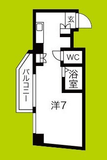 ドミール堺筋本町 間取り