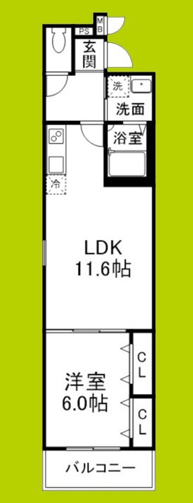 フジパレス深井水池町 間取り図