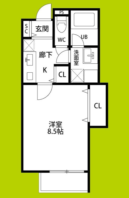 仮称)鶴見区鶴見3丁目PJ 間取り図