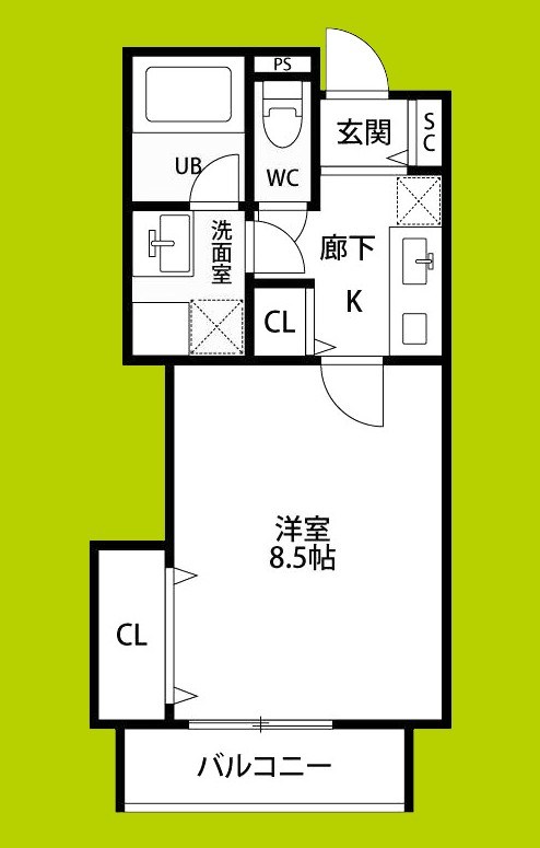 仮称)鶴見区鶴見3丁目PJ 間取り図