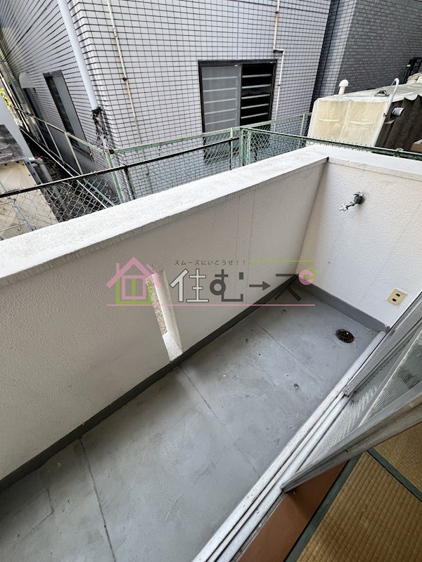 萩田マンション ベランダ