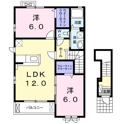 ショコラ　アン 間取り