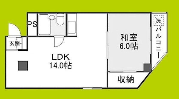 ベルメゾン福島 間取り