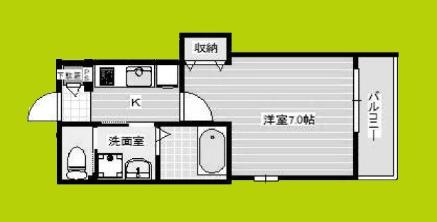 KTIレジデンス加島Ⅵ 間取り図