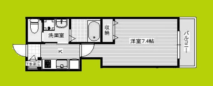KTIレジデンス加島Ⅵ 間取り図
