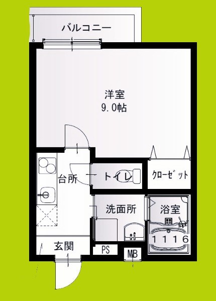 フジパレス千林Ⅲ番館 間取り