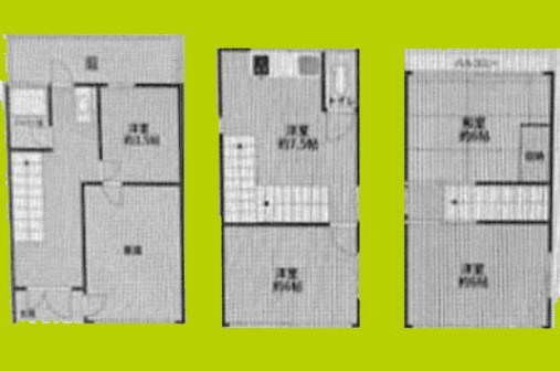 中道二丁目　貸家 間取り