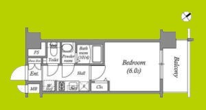 アドバンス大阪クラージュ 間取り