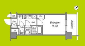 アドバンス大阪クラージュ 間取り