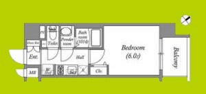 アドバンス大阪クラージュ 間取り