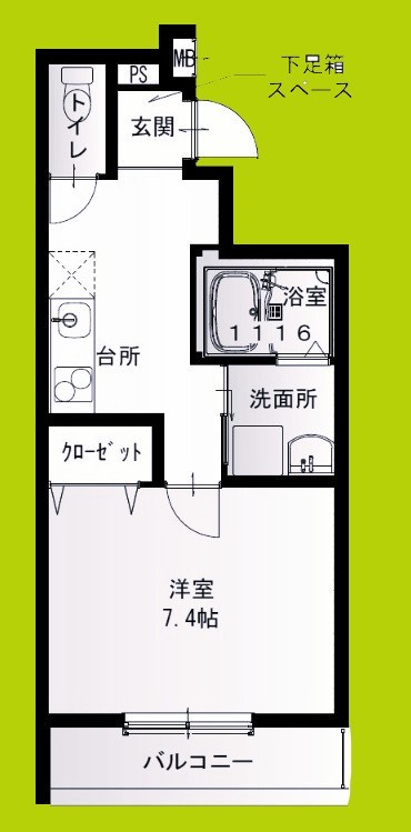 フジパレス千林Ⅲ番館 間取り