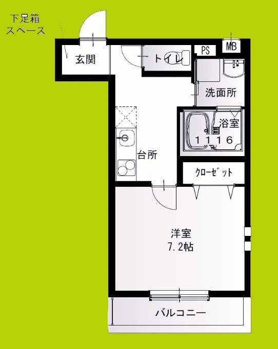 フジパレス千林Ⅲ番館 間取り