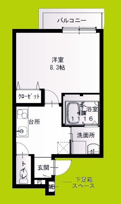 フジパレス千林Ⅲ番館 間取り