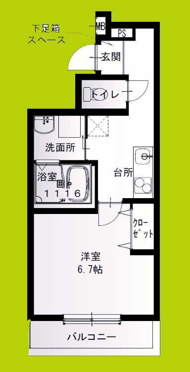 フジパレス千林Ⅱ番館 間取り