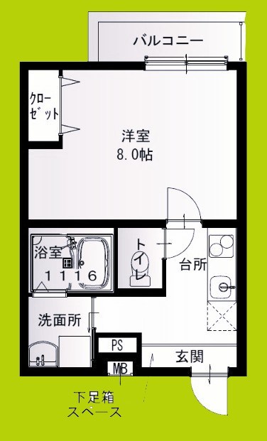 フジパレス千林Ⅱ番館 間取り