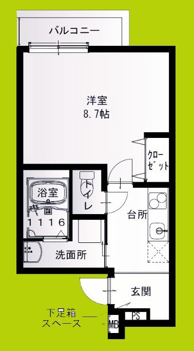 フジパレス千林Ⅱ番館 間取り