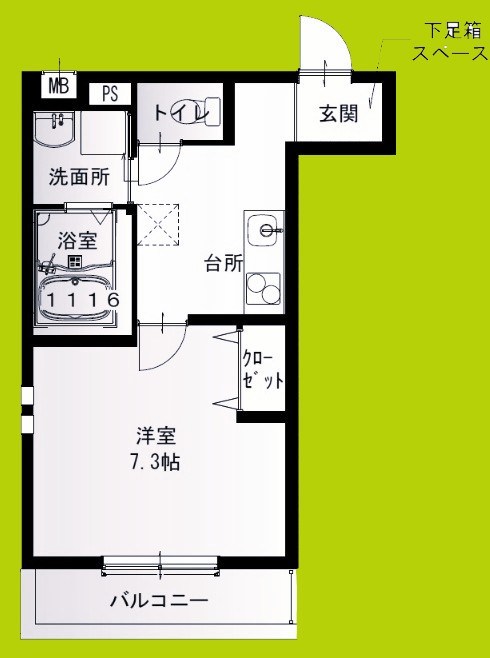 フジパレス千林Ⅱ番館 間取り
