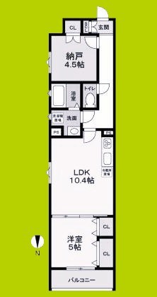 フォレストクリエオーレ枚岡弐番館 間取り