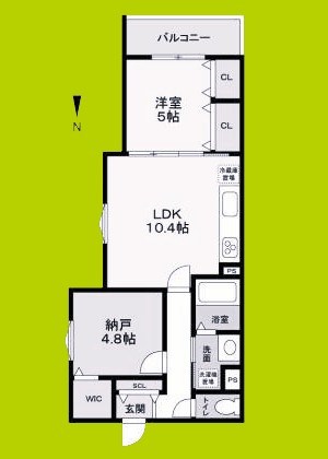 フォレストクリエオーレ枚岡弐番館 間取り