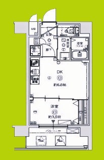 CREST TAPP天王寺EAST 間取り