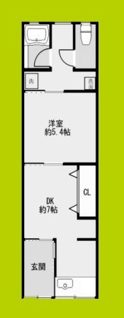 勝山南3丁目テラスハウス 間取り