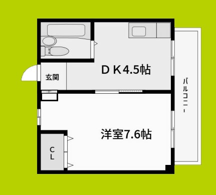 KANESHIRO豊里マンション 間取り