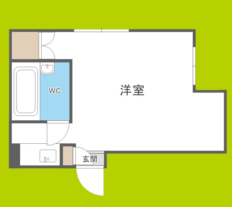 大和コーポ姫里 間取り