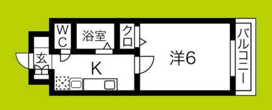 シングルウエスト 間取り