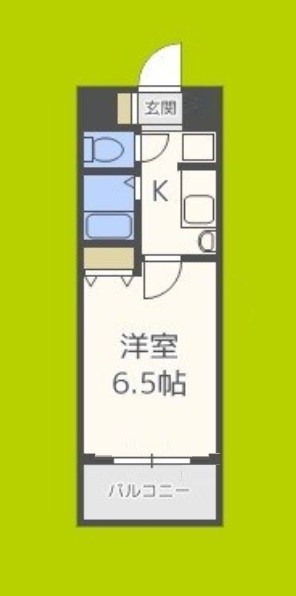 エステムコート難波サウスプレイスⅡレフィーナ 間取り