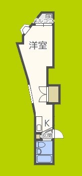 エスタイル難波南 間取り図