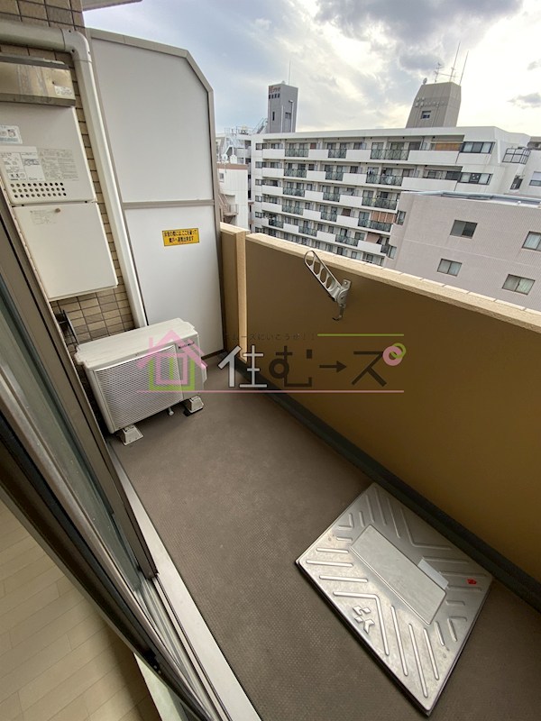 プレサンス難波リバーオアシス ベランダ