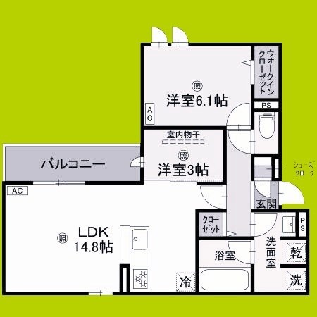 クラシスト苅田WEST 間取り