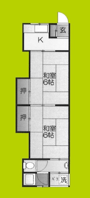 中田ハイツ 間取り