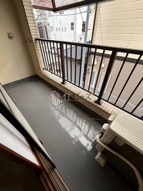 瓜破3丁目　貸家 ベランダ