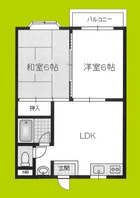 ハイムM＆K今津 間取り