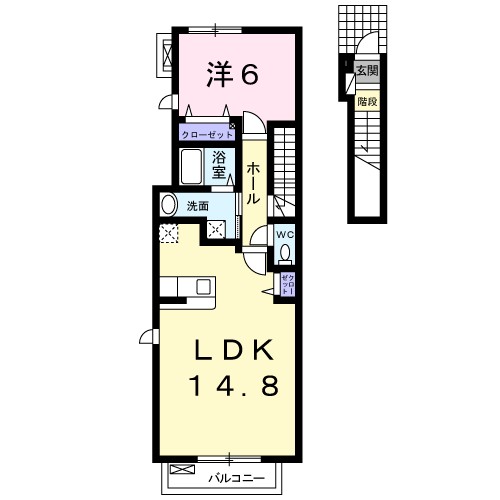 ベル・エトワールＢ 間取り