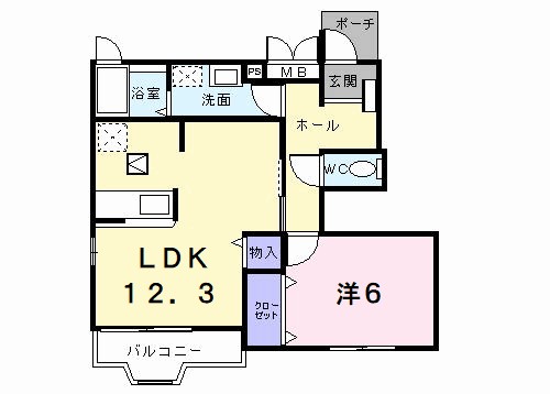ピュア　ファウンテン　ヴィラⅠ 間取り