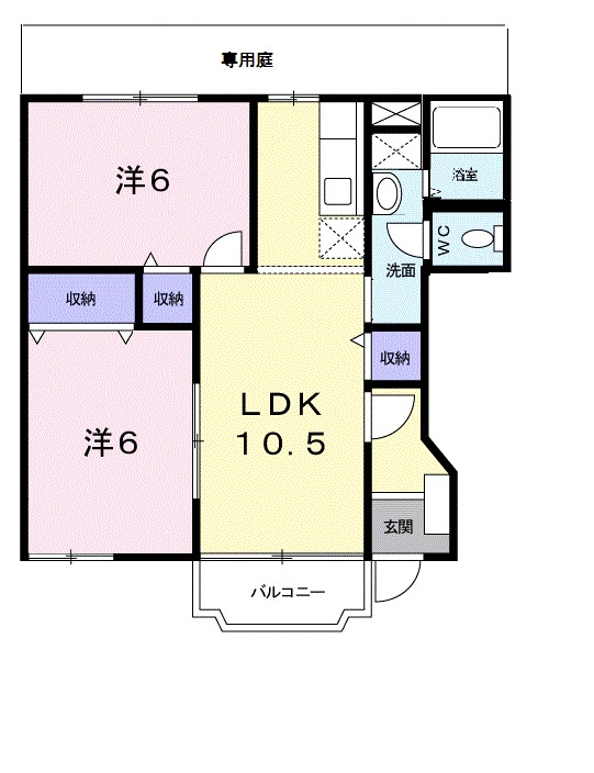 パン　ビュイッソンⅠ 間取り