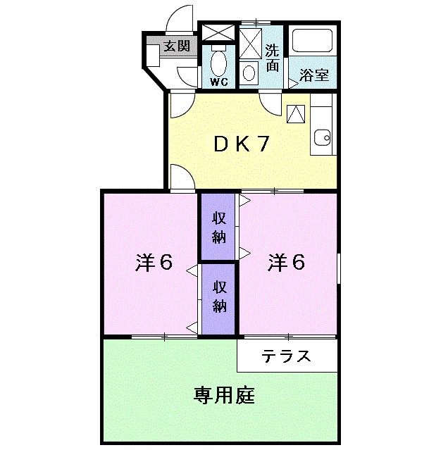コスモスＢ 間取り