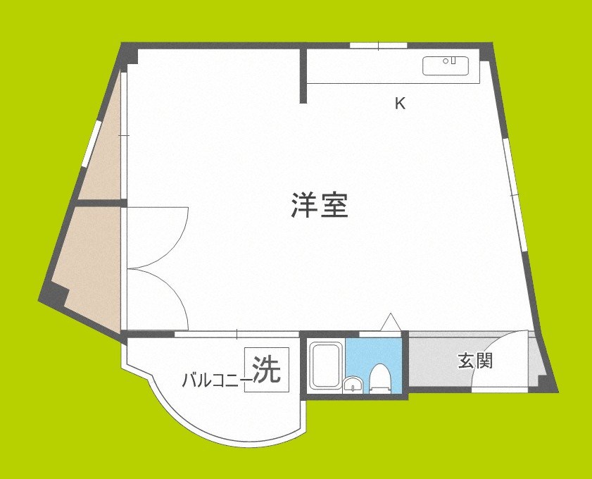 福島マンション 間取り