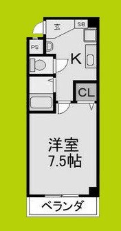 エイチ・ツー・オー東小橋II 間取り