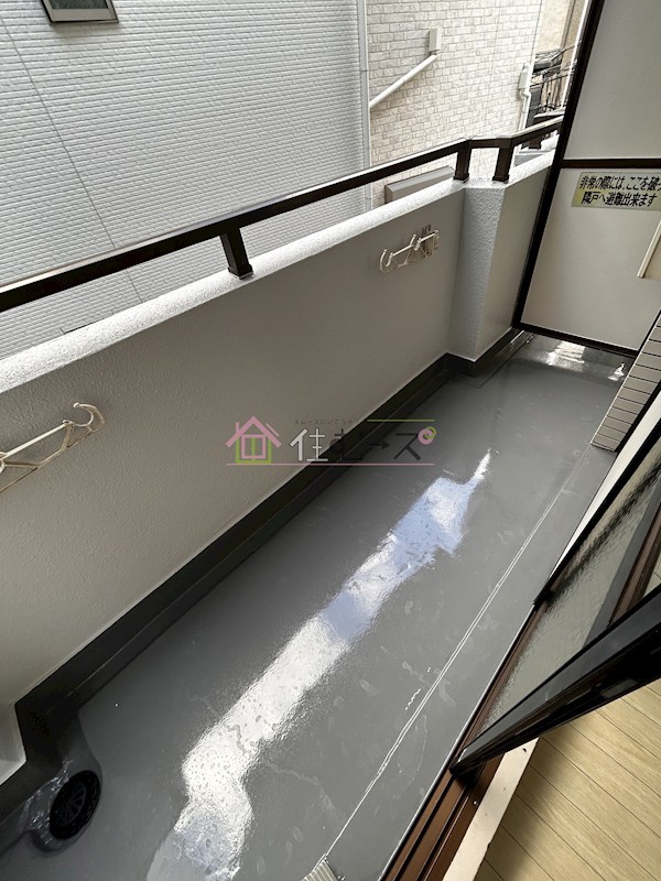 リエス天王寺東 ベランダ