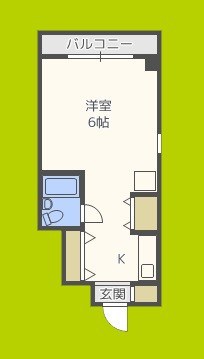 ベルメゾン朝潮橋 間取り