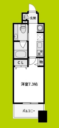 セレッソコートリバーサイドOSAKA 間取り