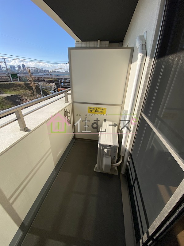 セレッソコートリバーサイドOSAKA ベランダ