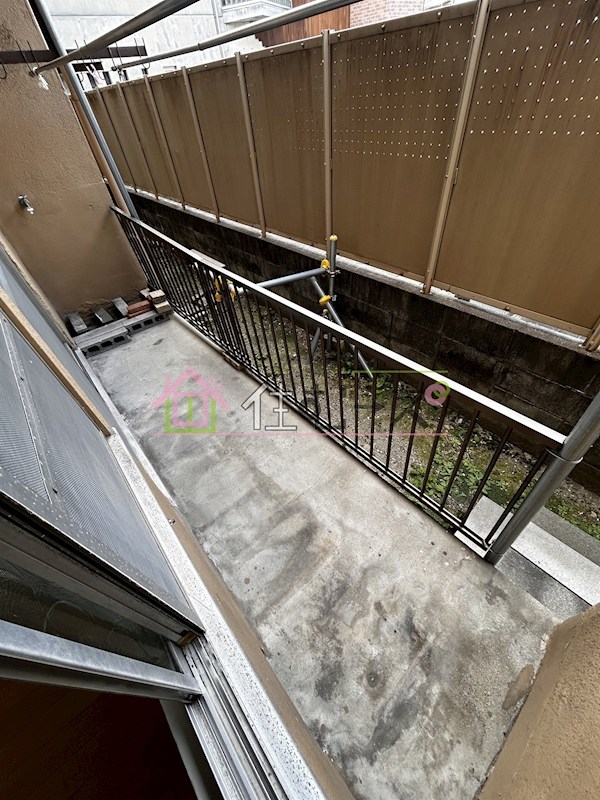 中之島ハイツ ベランダ