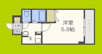 エイチ・ツー・オー今福 間取り